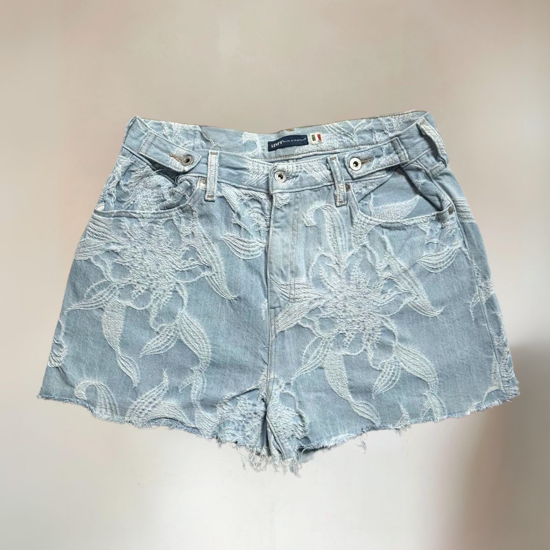 Levi's Denim Women's Floral Shorts UK14