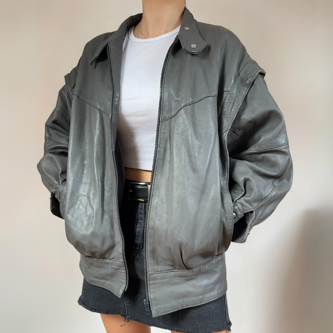 人気特価激安 Grey Vintage Vindee | Jacket Vintage Belgian | Jacket Bomber ジャケット・アウター
