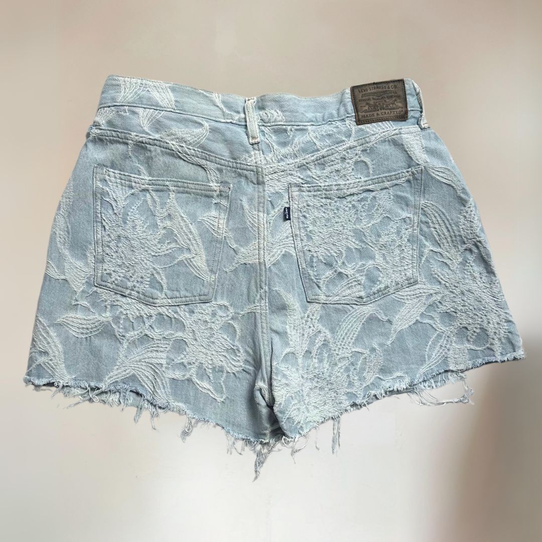Levi's Denim Women's Floral Shorts UK14