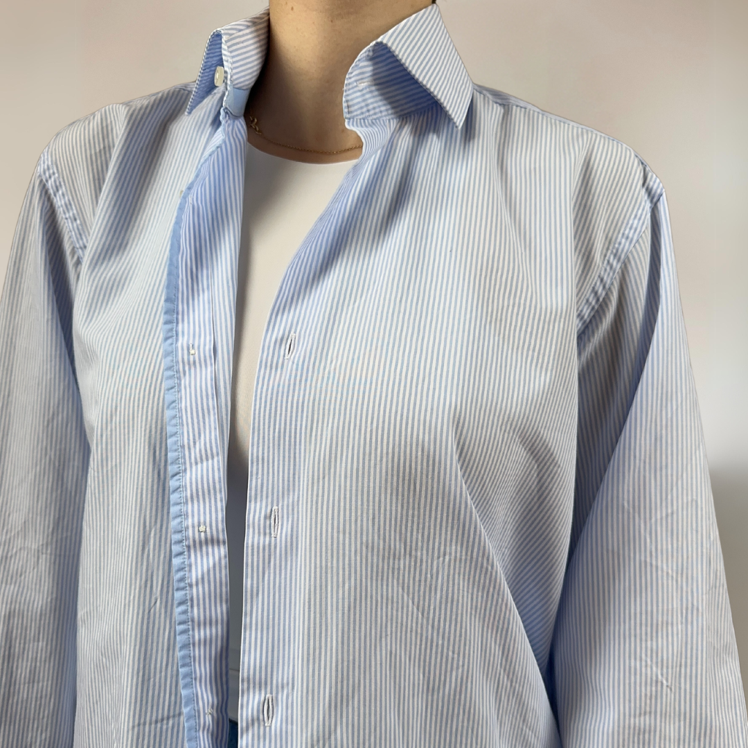 Hugo Boss Striped Mens Shirt Size M