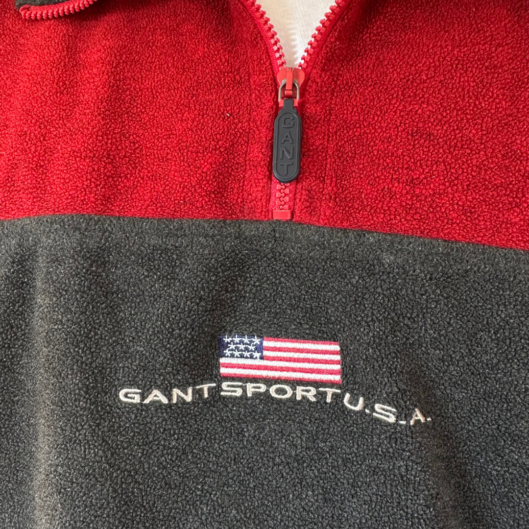 Vintage GANT Half Zip Fleece Size L