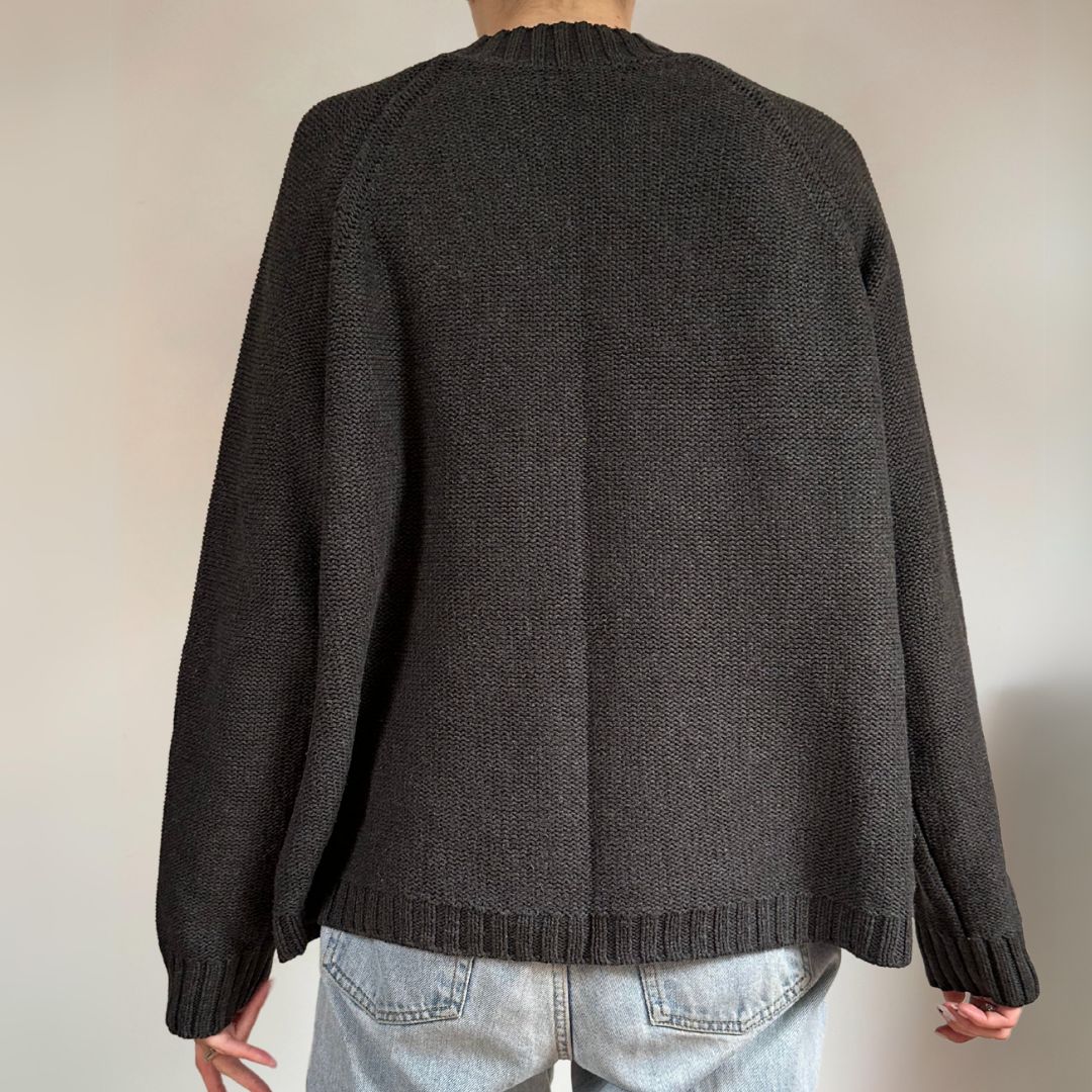 Black Cardigan UK12
