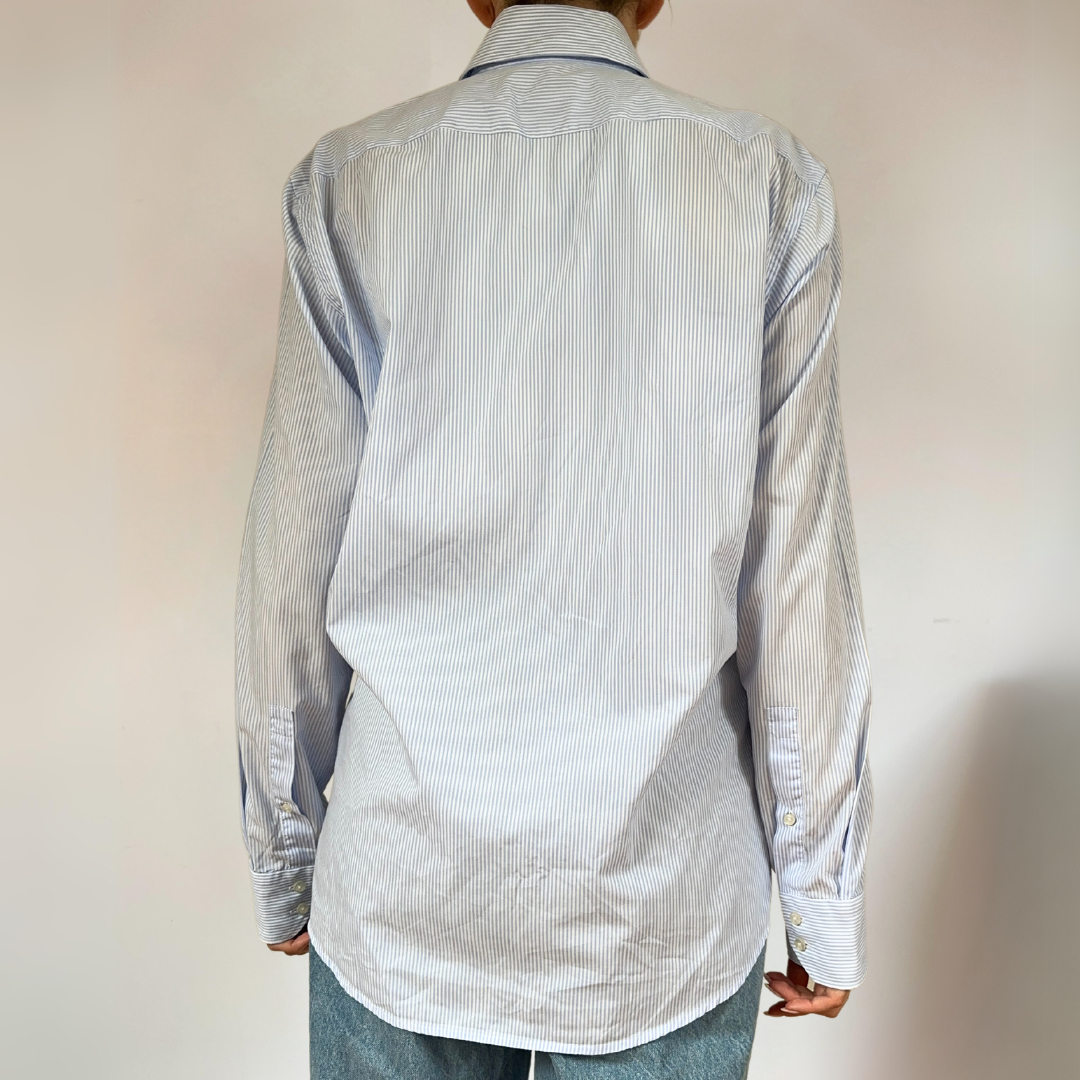 Hugo Boss Striped Mens Shirt Size M