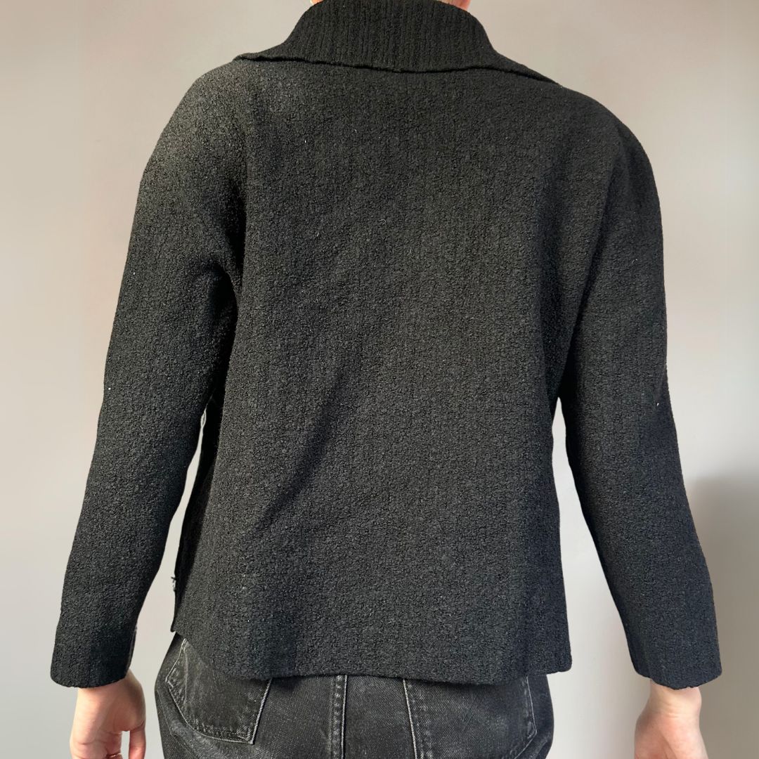 Calvin Klein Black Half Zip UK8
