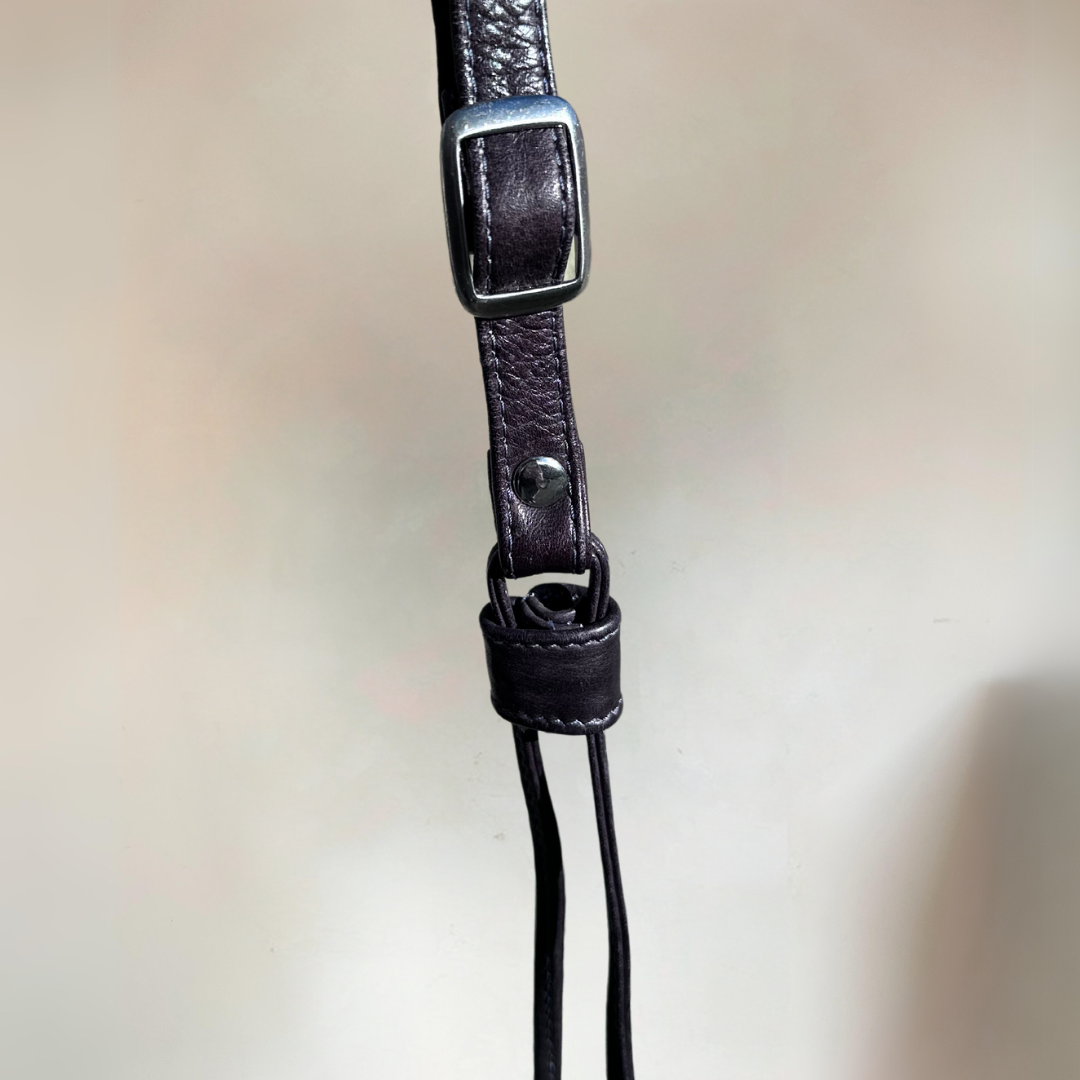 Square Brown Vintage Leather Shoulder Bag