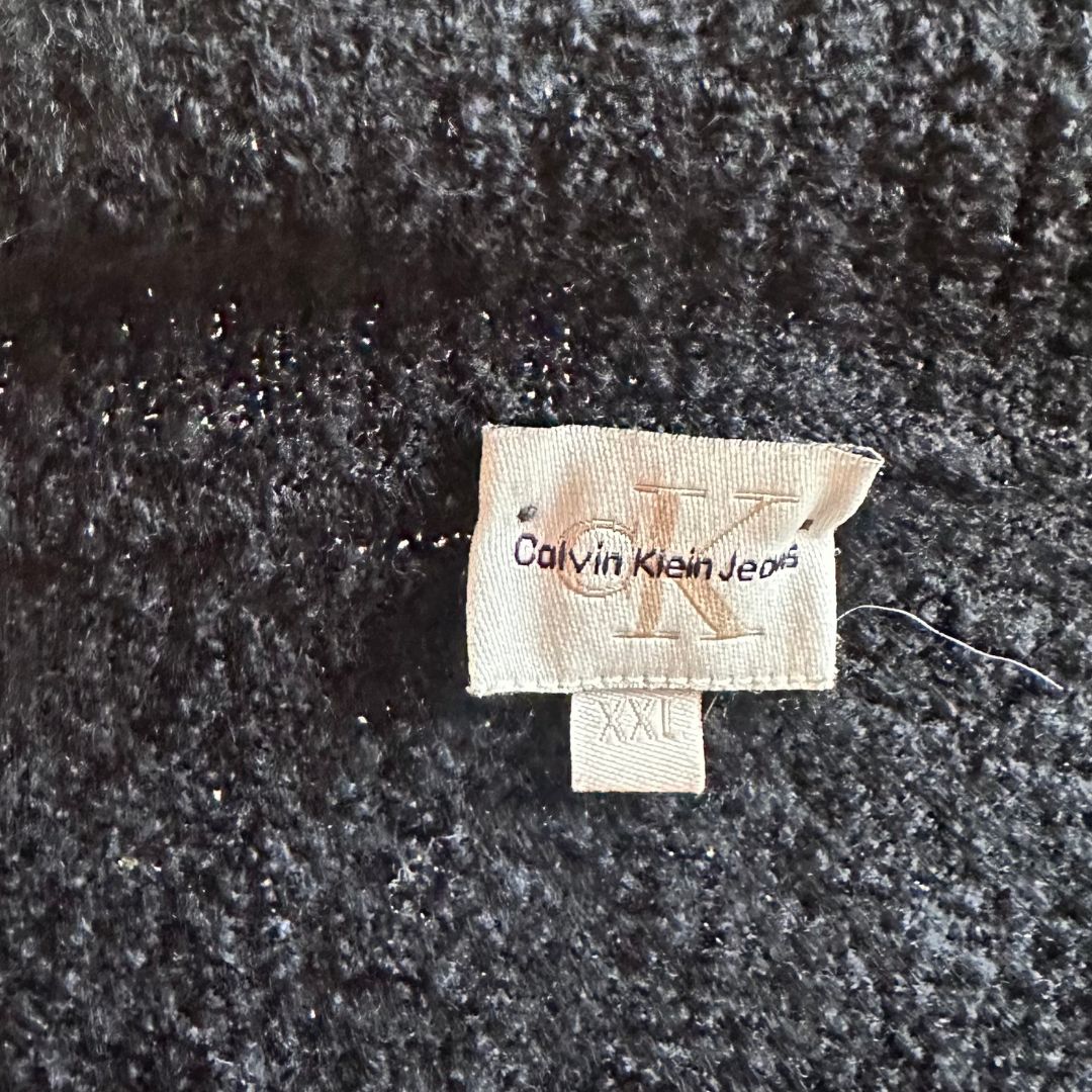 Calvin Klein Black Half Zip UK8