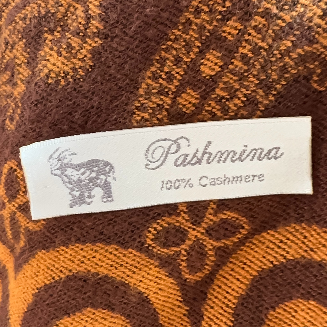 100% Cashmere Pashmina Size UK12