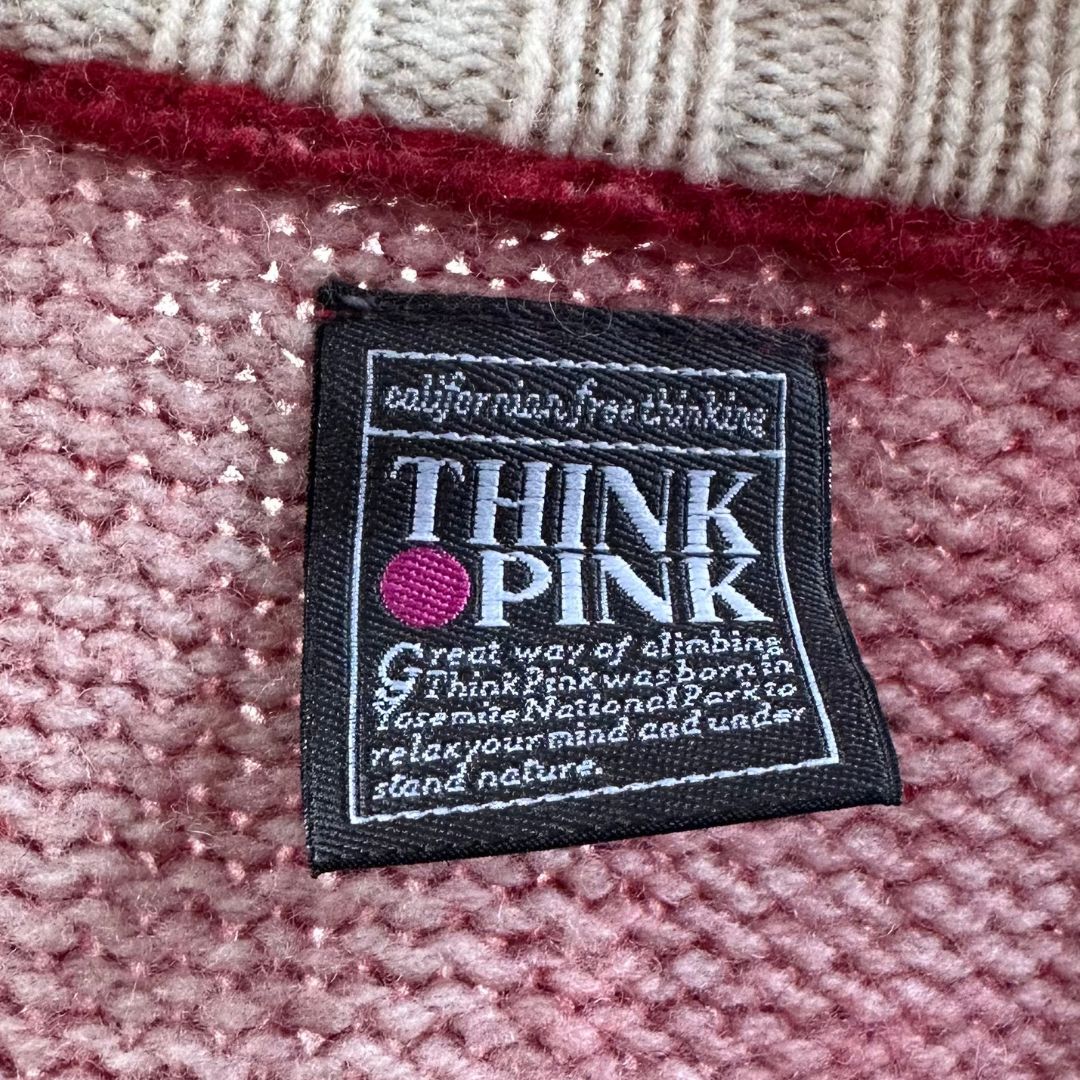Think Pink Cosy Half Zip Jumper UK16