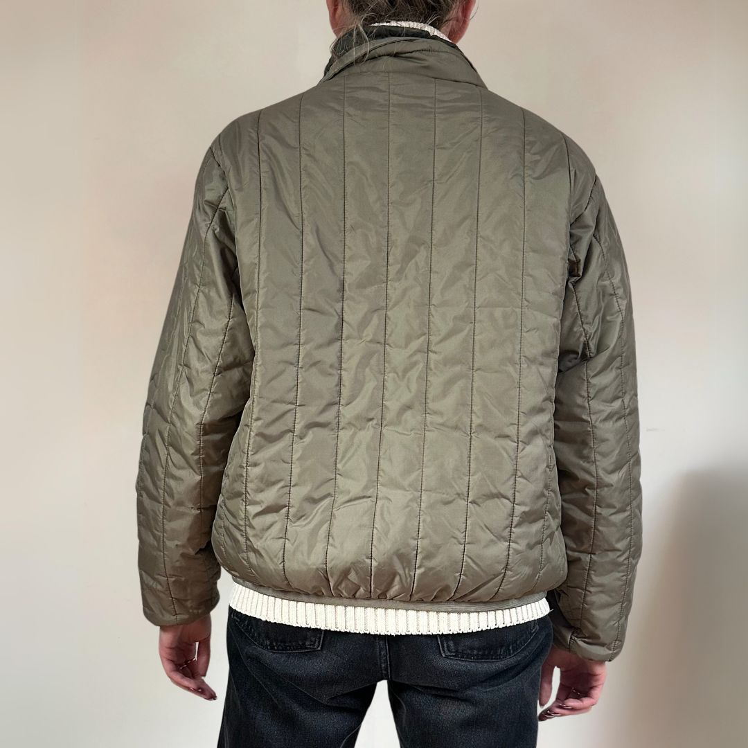 Diesel Reversible Khaki Bomber Jacket UK14