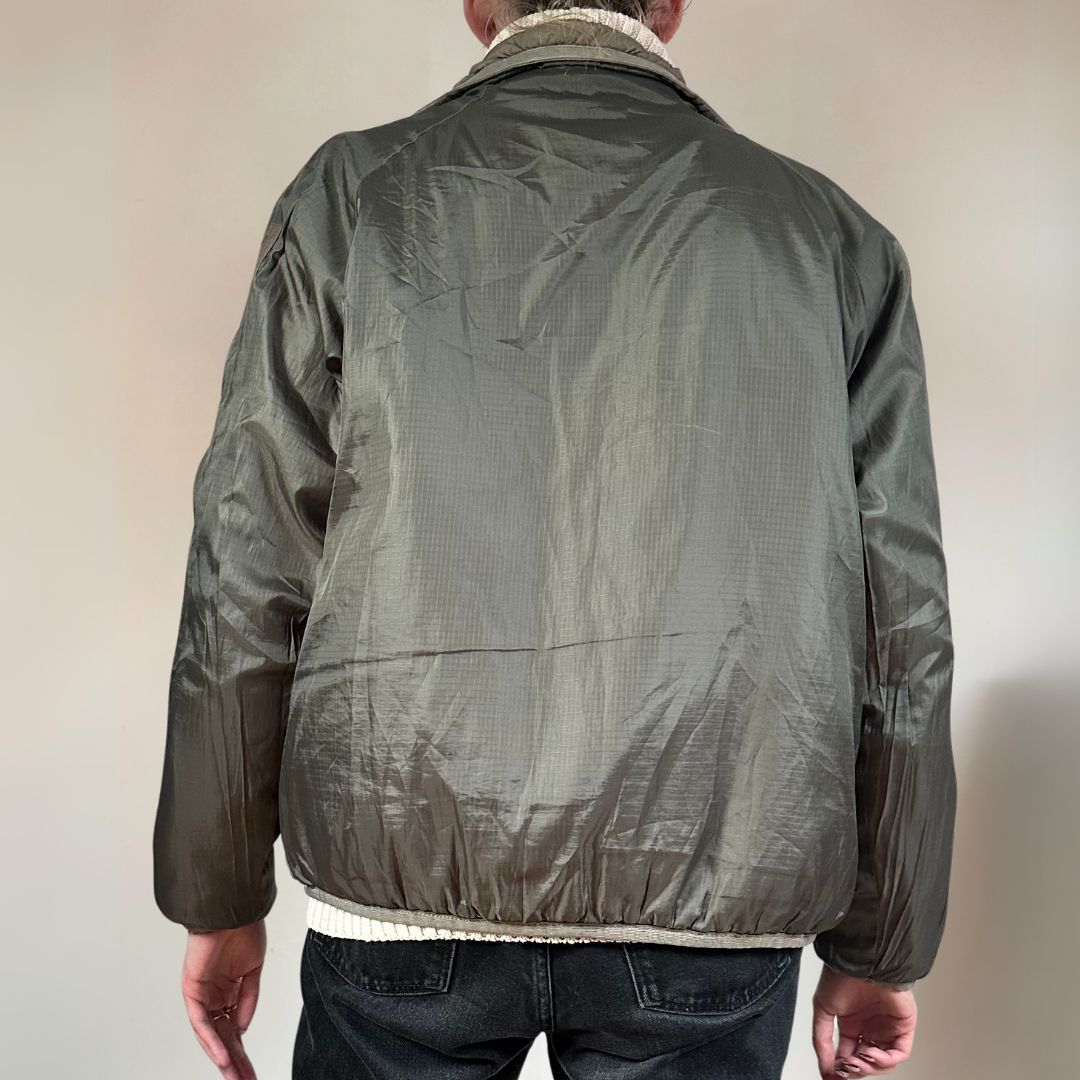 Diesel Reversible Khaki Bomber Jacket UK14