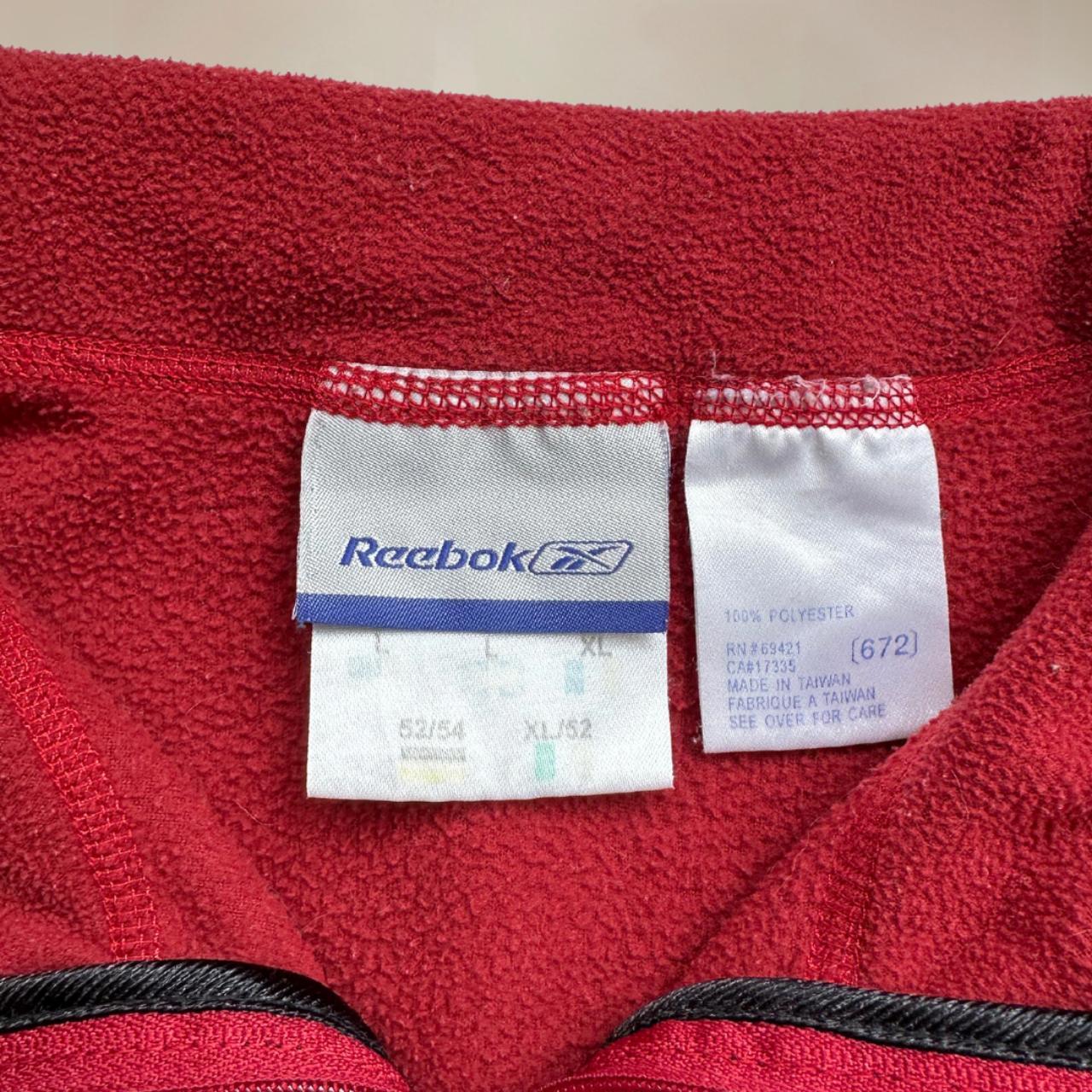90s Reebok Half Zip Fleece Size L