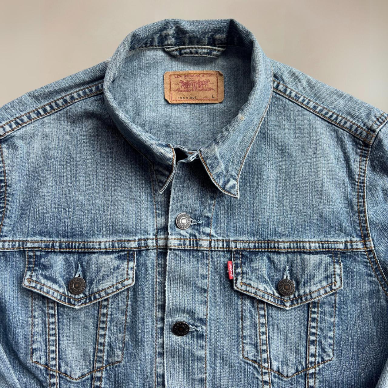90s Levis Vintage Denim Jacket Size UK8