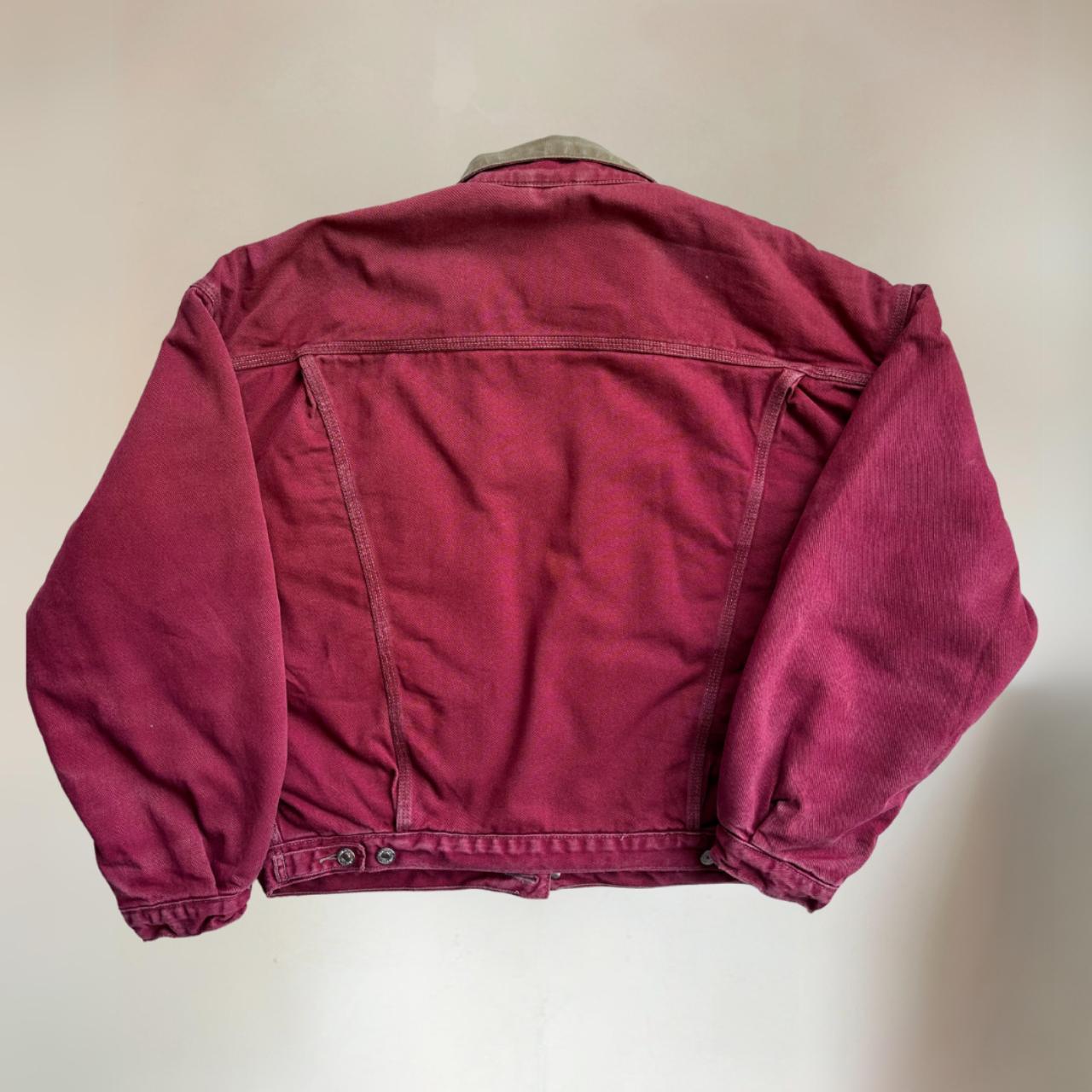 90s Red Levis Vintage Denim Jacket Size XL