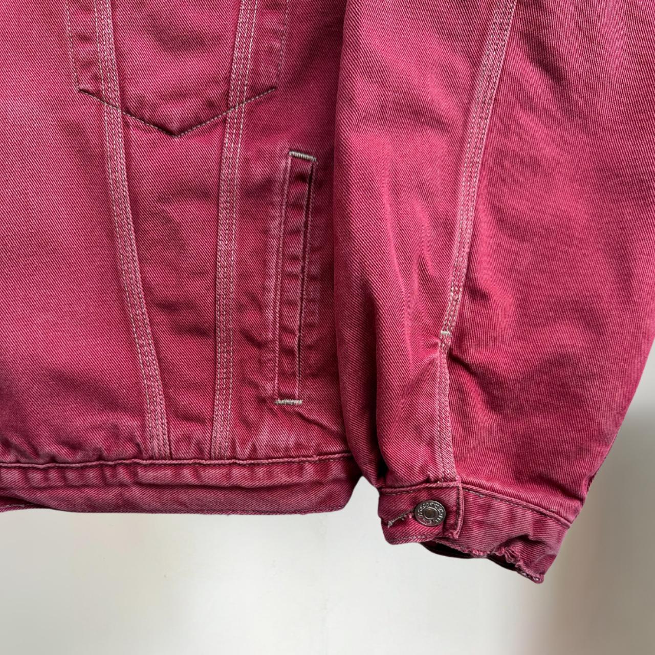 90s Red Levis Vintage Denim Jacket Size XL
