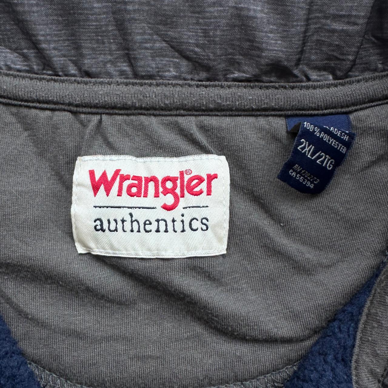 Wrangler Navy Half Zip Size XXL