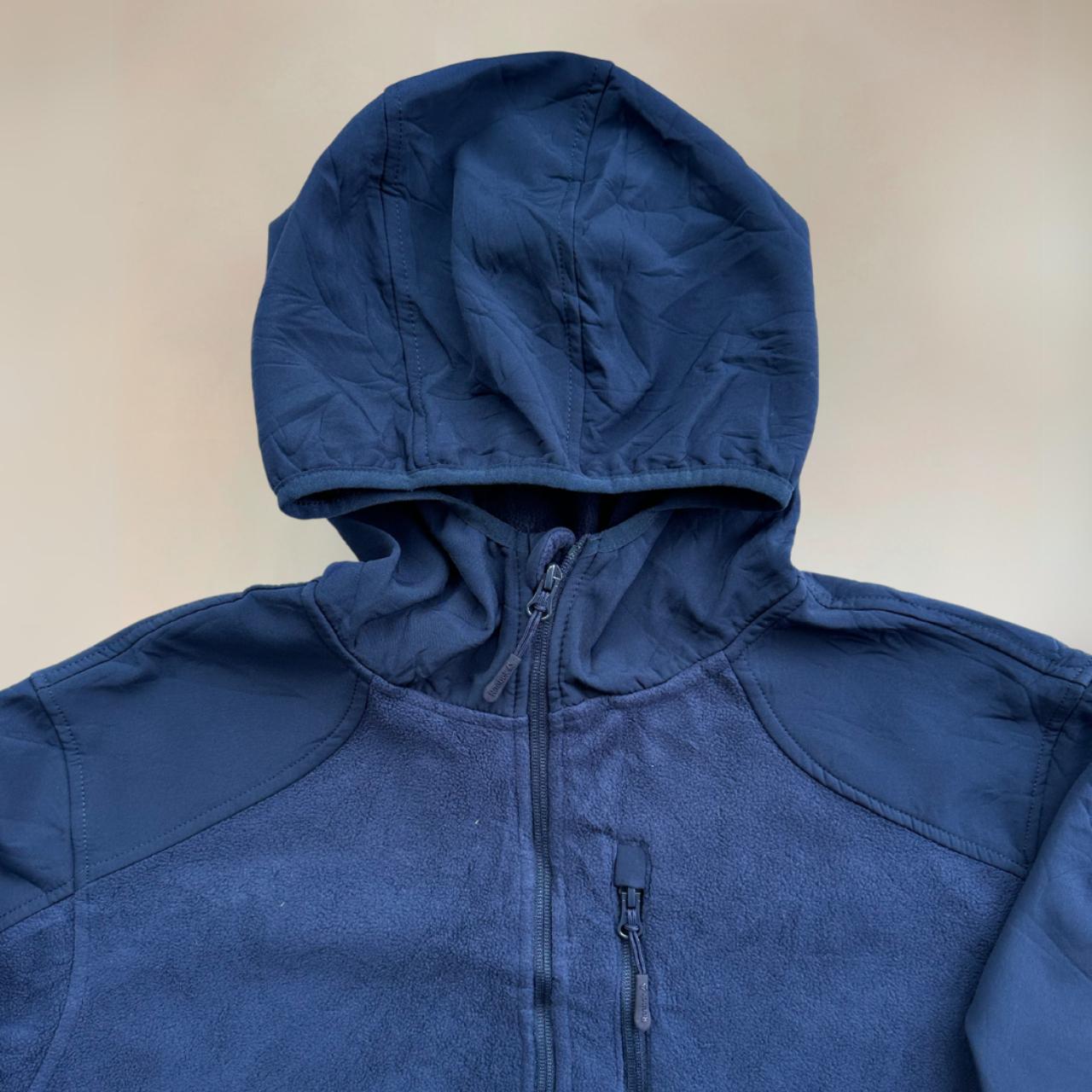 Reebok Navy Fleece Hoodie Size L