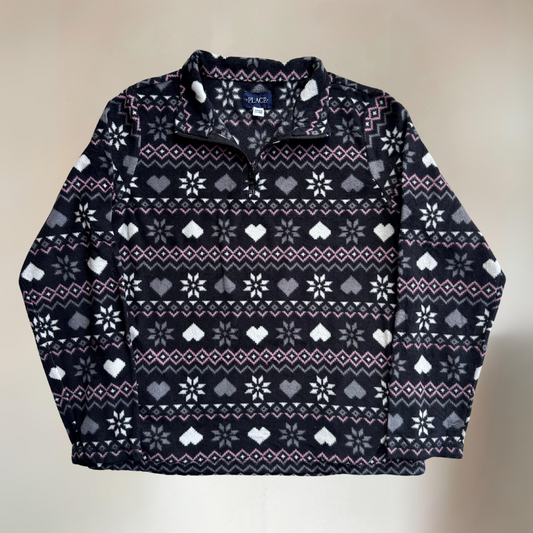 Funky Half Zip Womens Fleece Size UK6-8