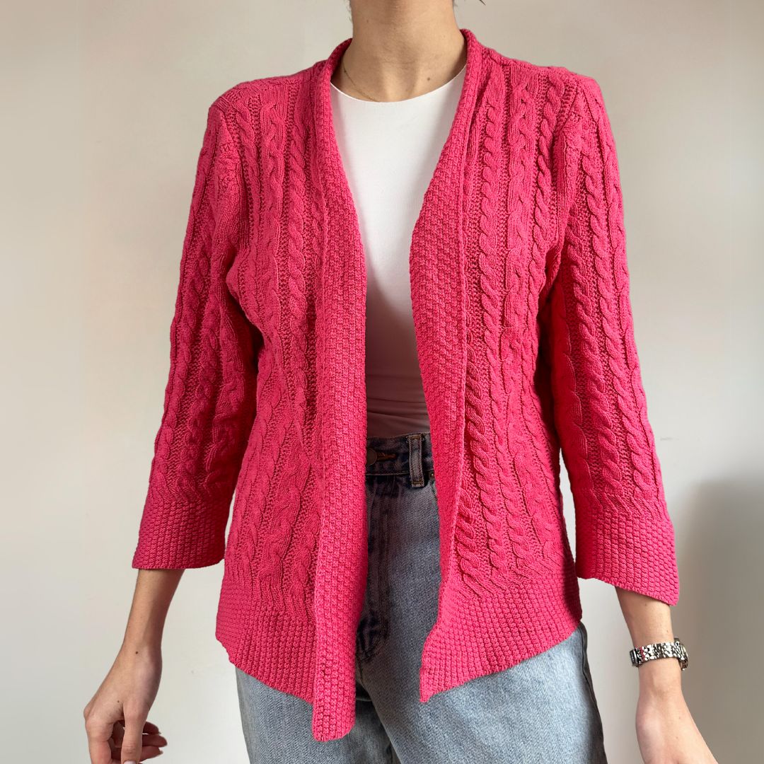 Pink Cardigan UK8