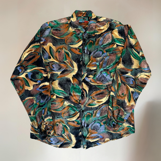 80s Vintage Mens Shirt Size L