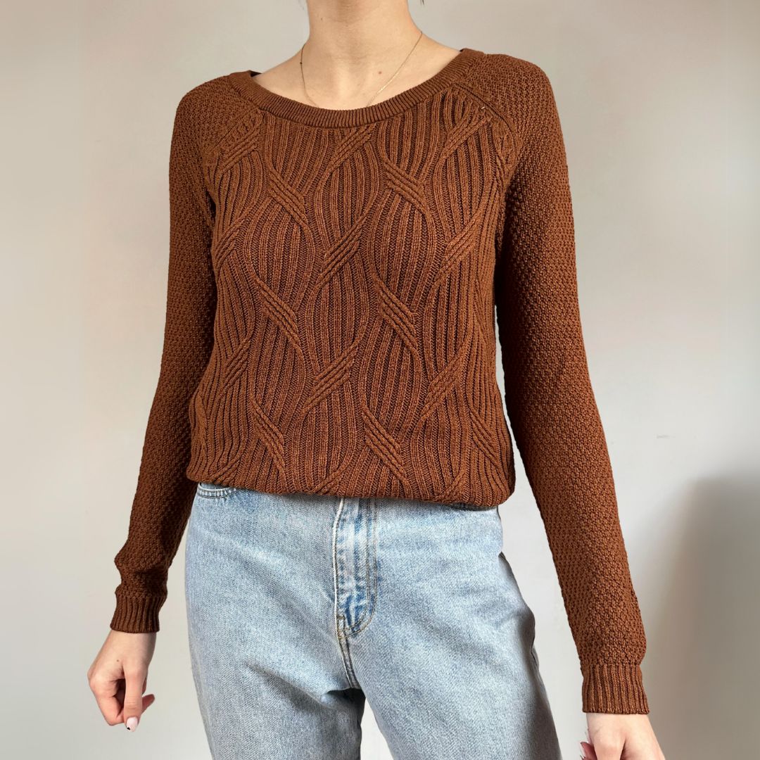 Cinnamon Brown Jumper UK12