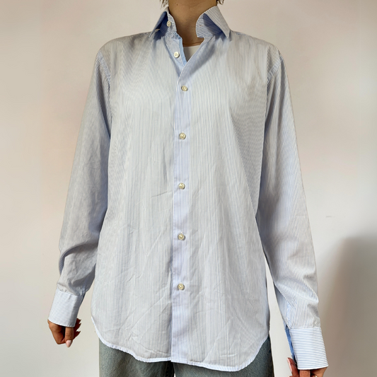 Hugo Boss Striped Mens Shirt Size M
