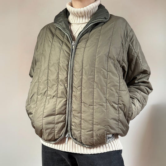 Diesel Reversible Khaki Bomber Jacket UK14