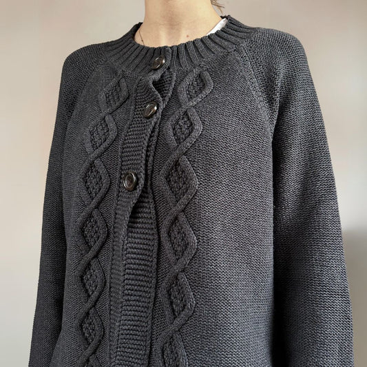 Black Cardigan UK12