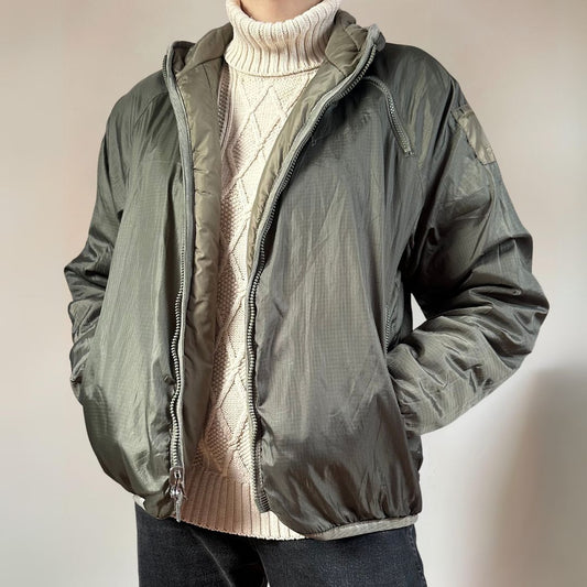 Diesel Reversible Khaki Bomber Jacket UK14