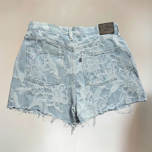 Levi's Denim Women's Floral Shorts UK14