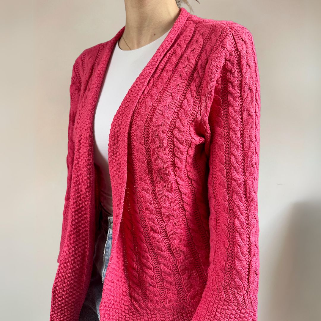 Pink Cardigan UK8