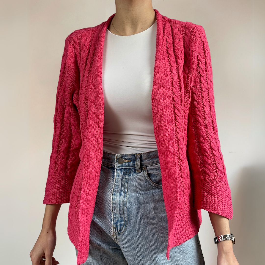 Pink Cardigan UK8