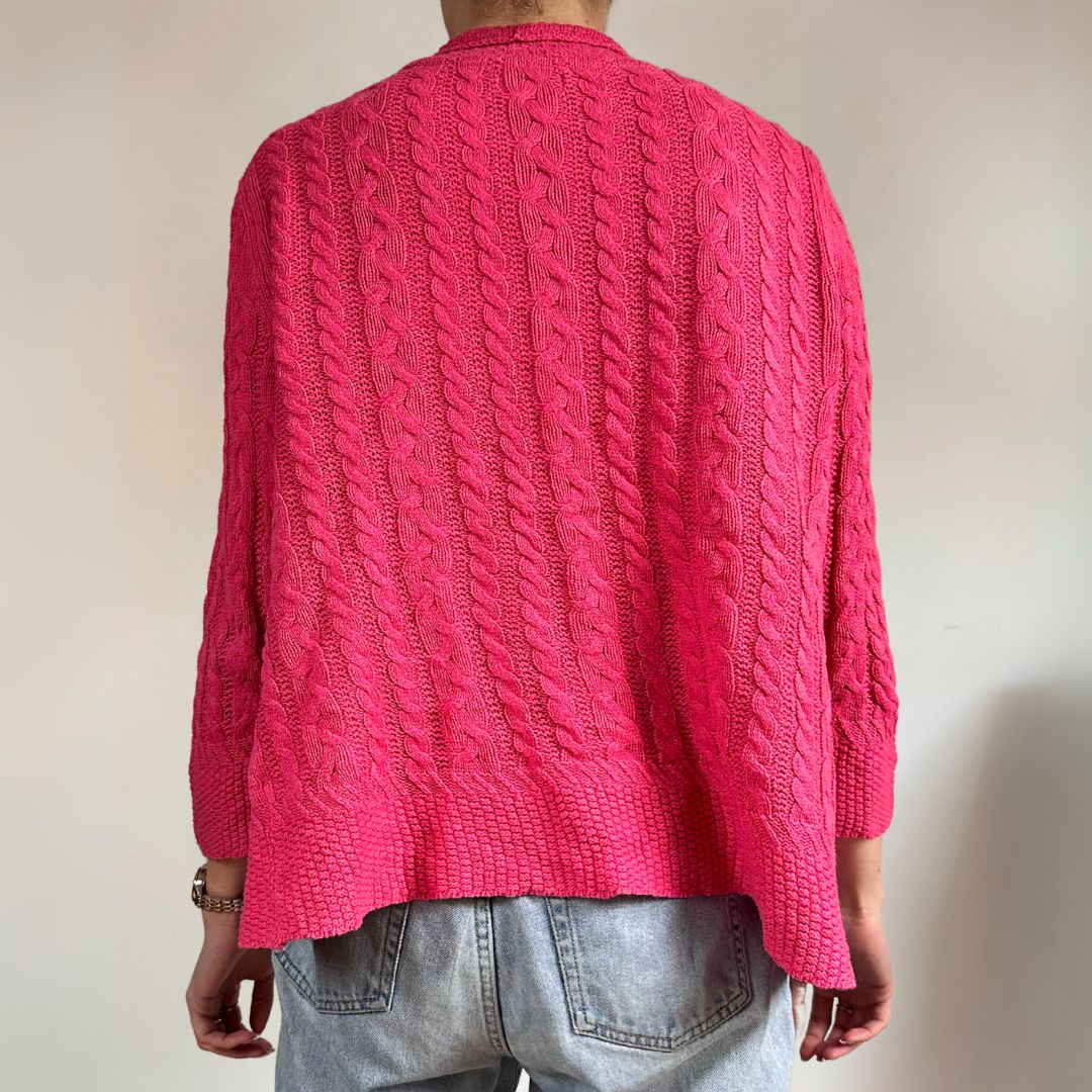 Pink Cardigan UK8