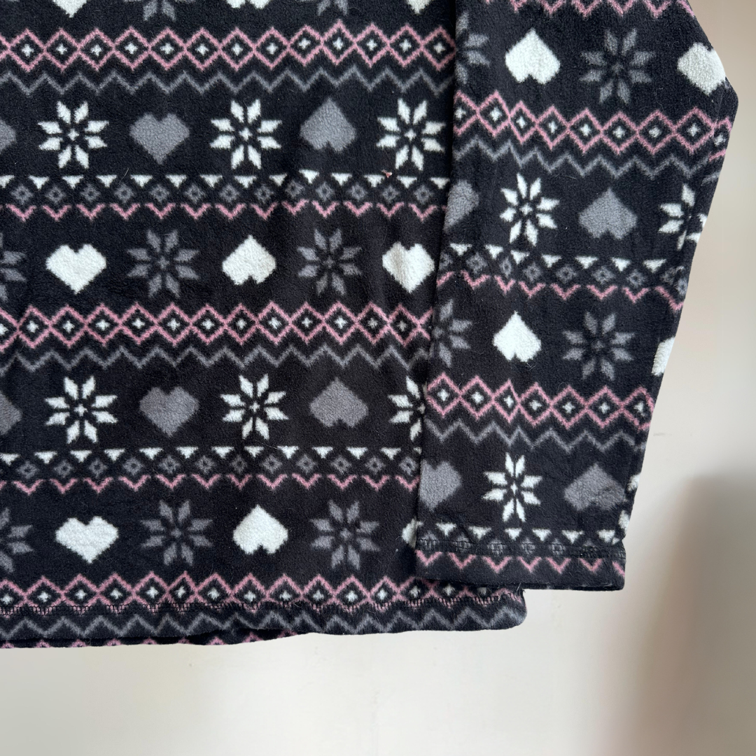 Funky Half Zip Womens Fleece Size UK6-8