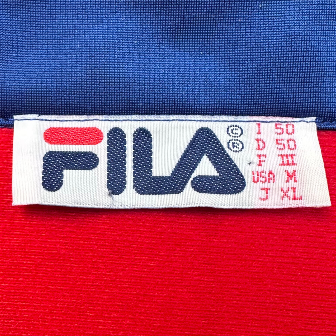 90s Vintage Fila Track Jacket Size L