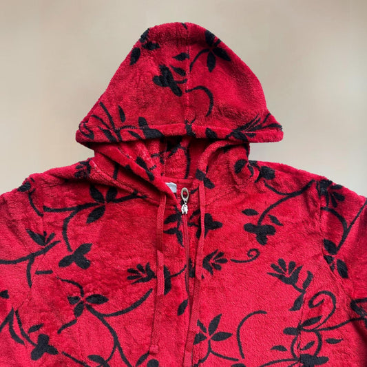 Funky Vintage Fleece Hoodie Size 2XL