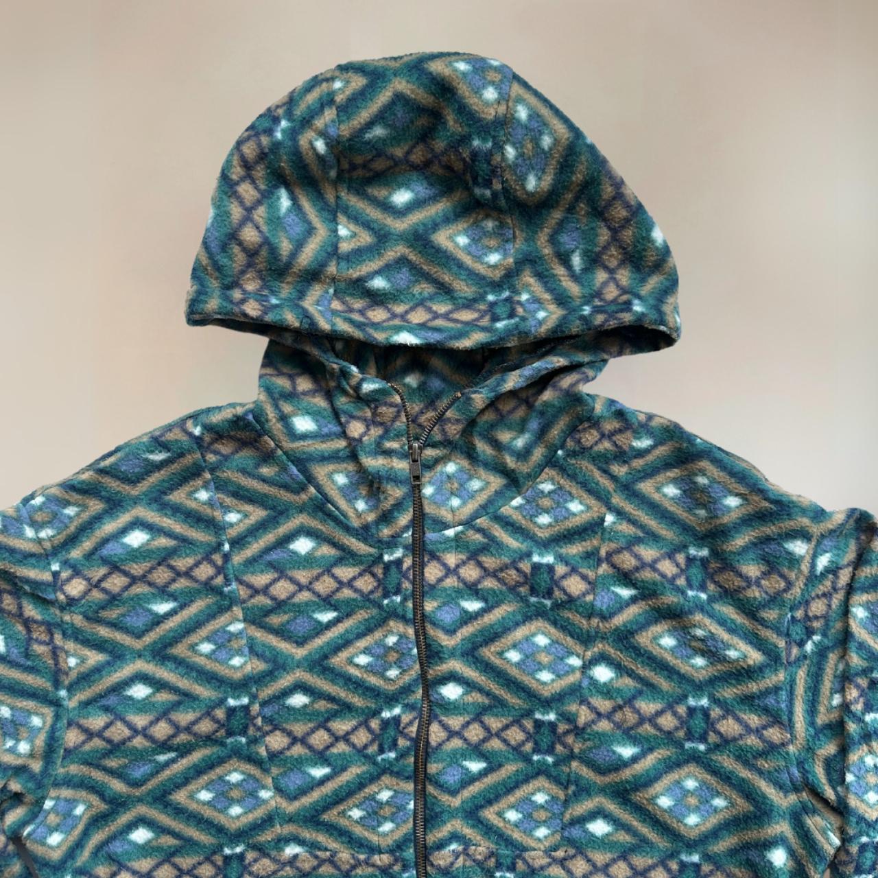 Funky Vintage Fleece Hoodie Size M