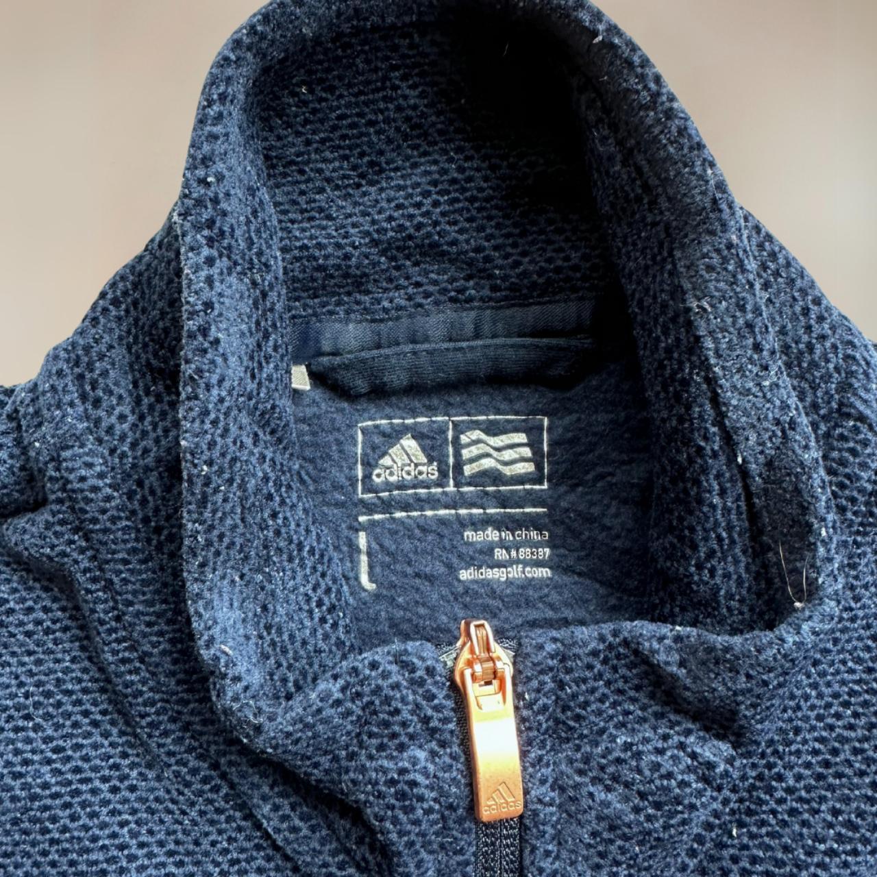 Navy Adidas Sports Jacket Size L