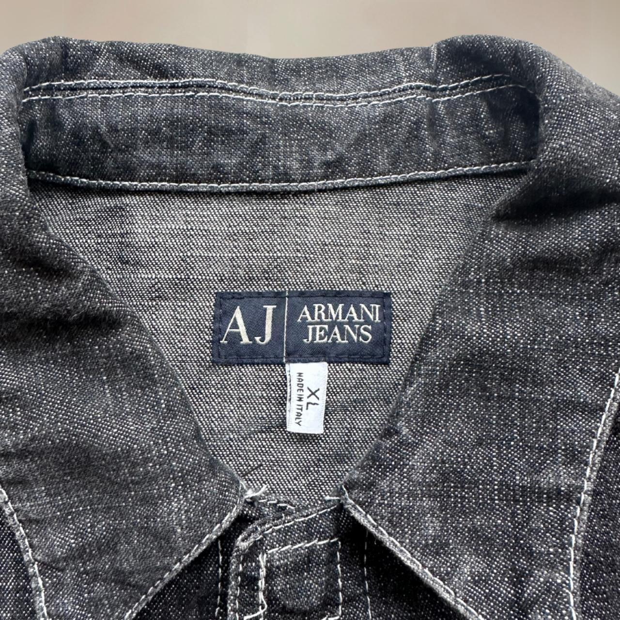 90s Armani Denim Jacket Mens Size L