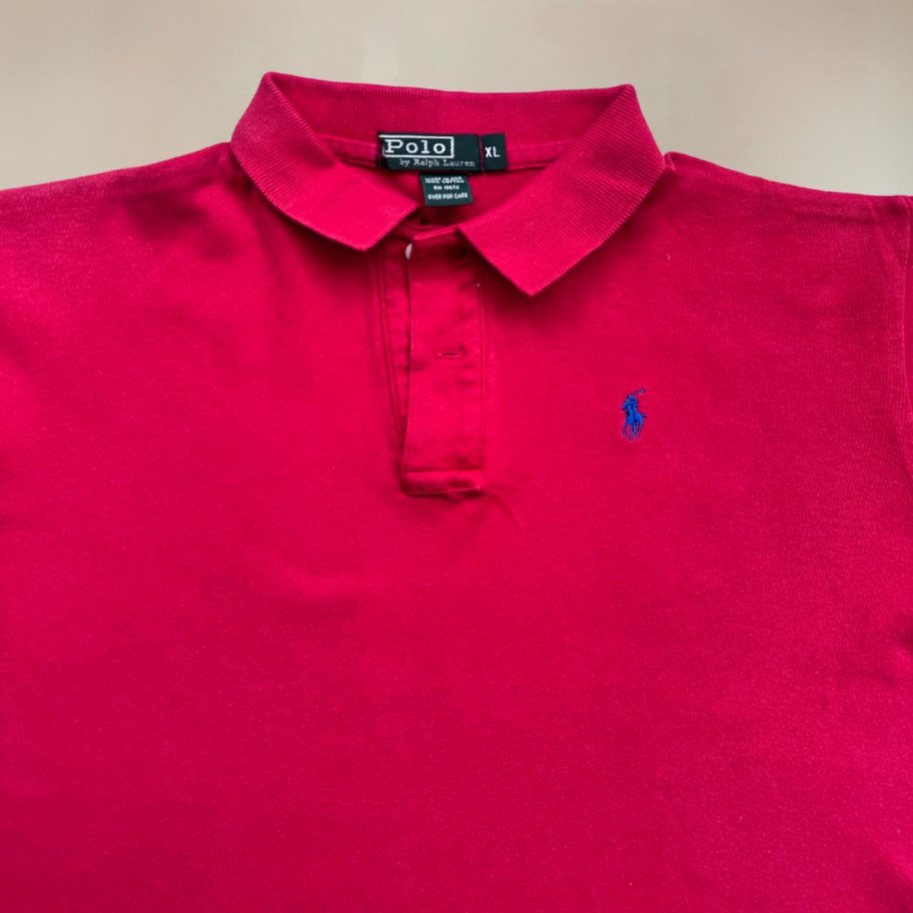 Ralph Lauren Red Polo T-Shirt Size UK8