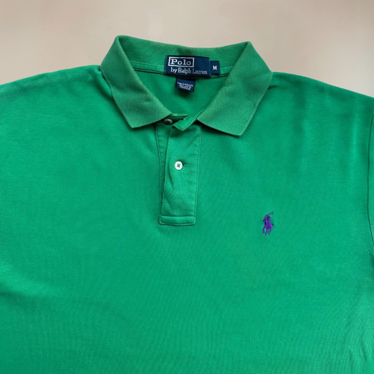 Ralph Lauren Green Polo T-Shirt Size M