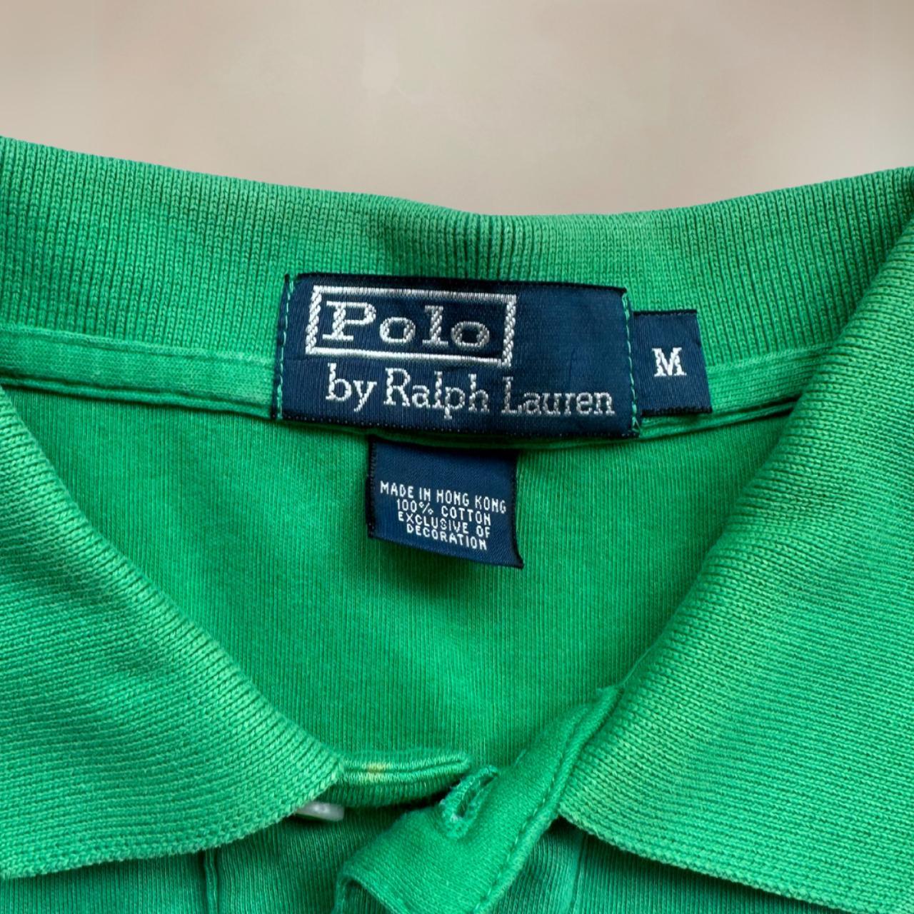 Ralph Lauren Green Polo T-Shirt Size M