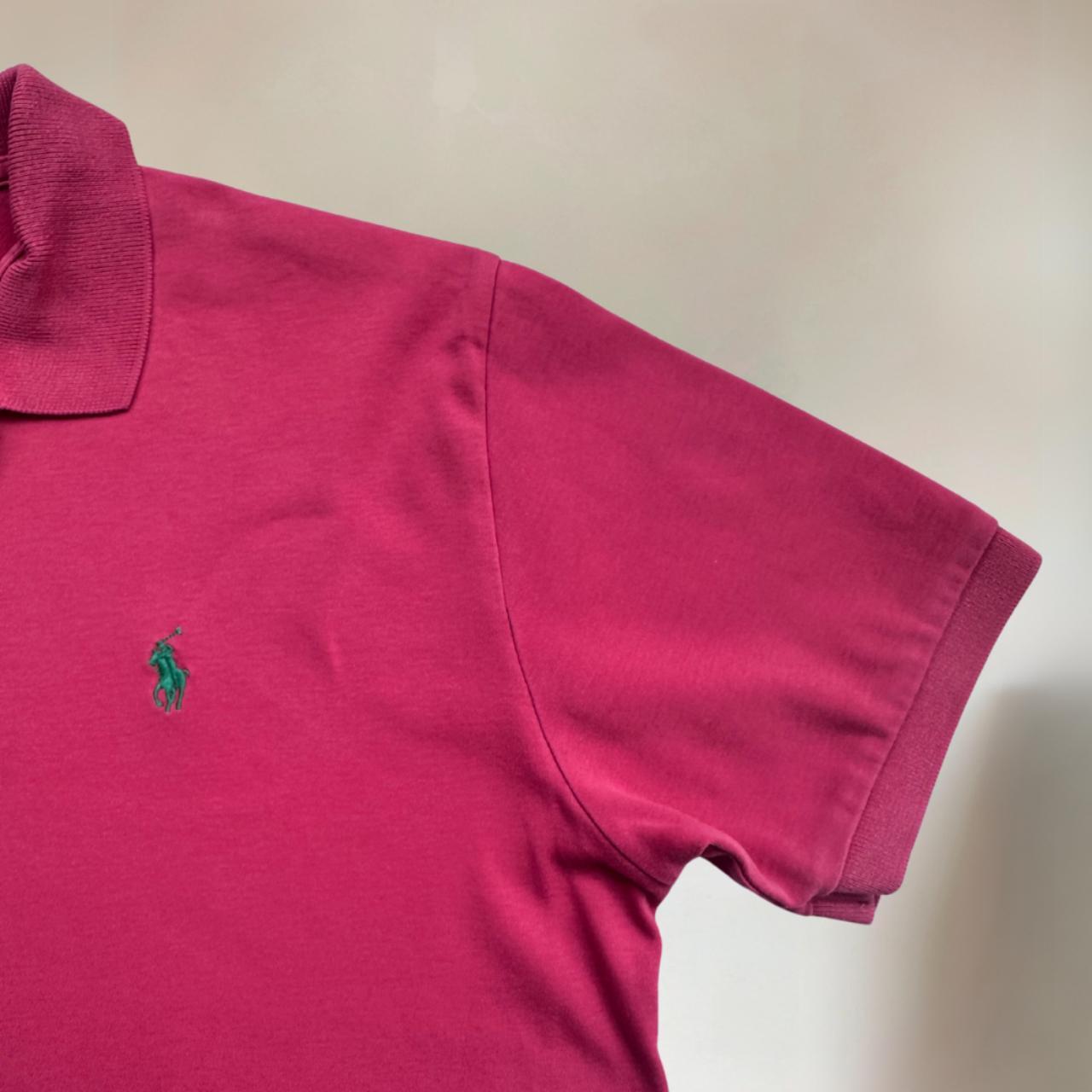 Ralph Lauren Red Polo T-Shirt Size M