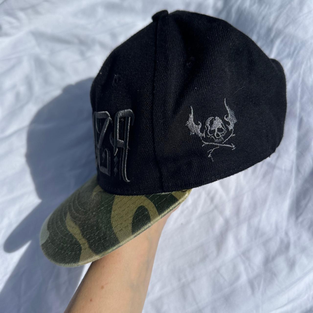 Men's Black & Army Camo Cap