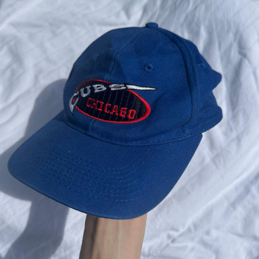 90s Chicago Cubs blue cap