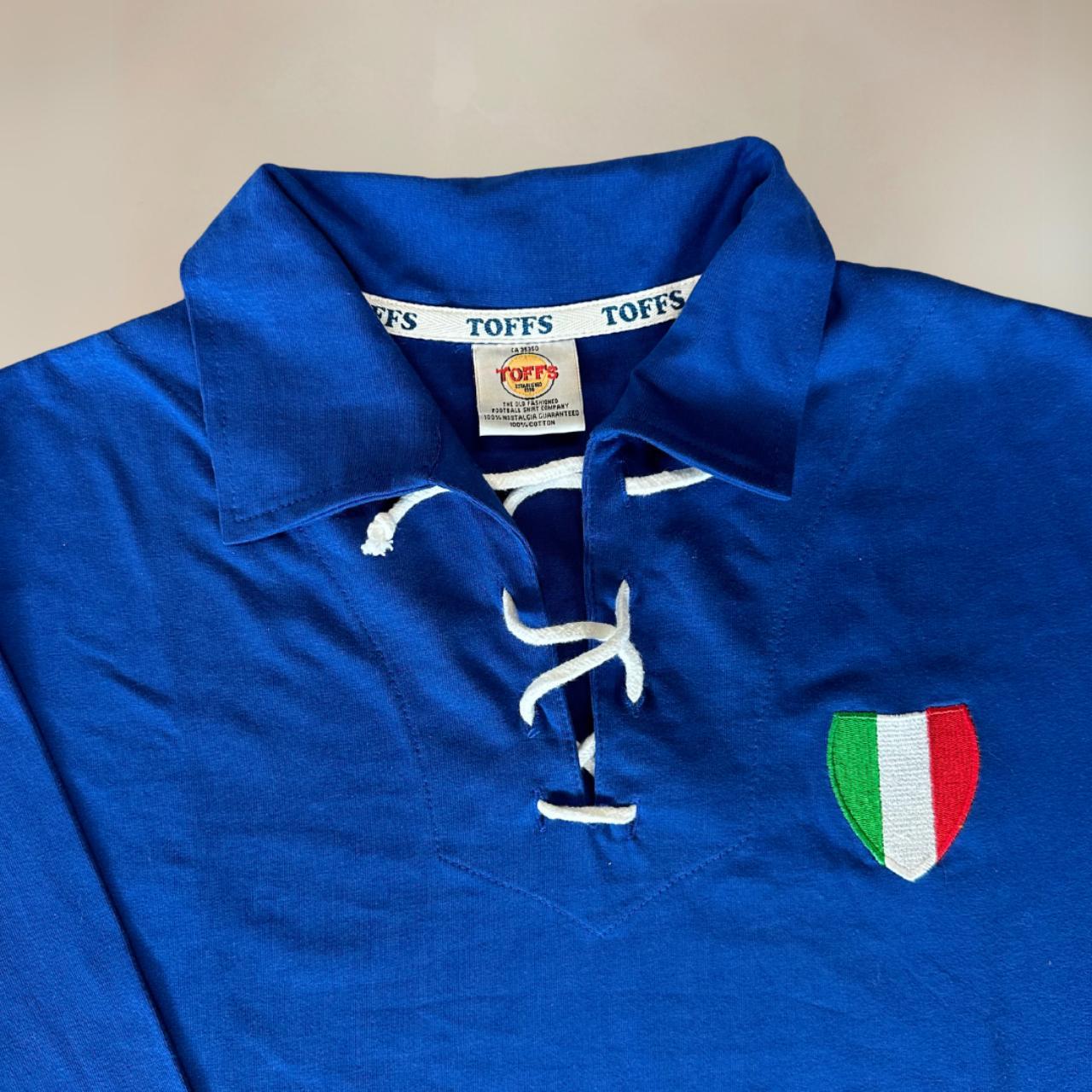 60s Rare Vintage Italy Football Shirt Size M