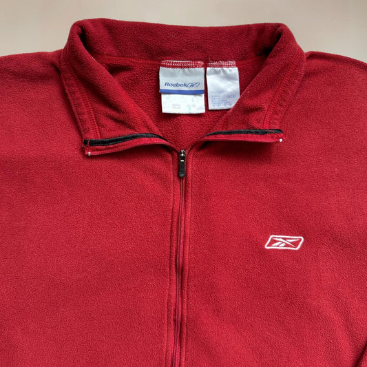 90s Reebok Half Zip Fleece Size L
