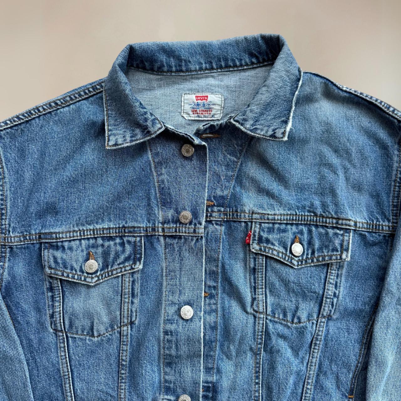 90s Levis Vintage Denim Jacket Size XL