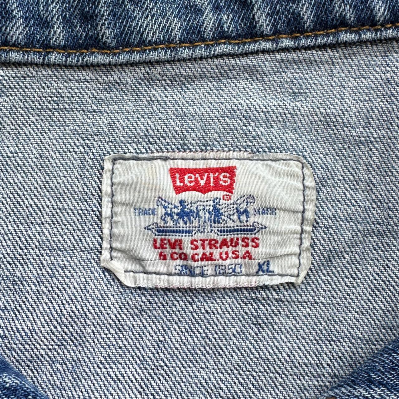 90s Levis Vintage Denim Jacket Size XL