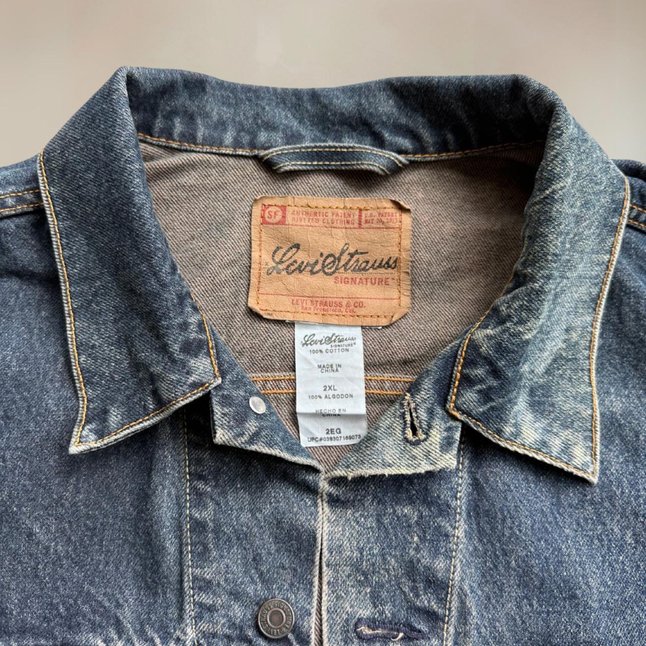 Vintage Levi Strauss Signature Classic Denim Jacket Size 2XL