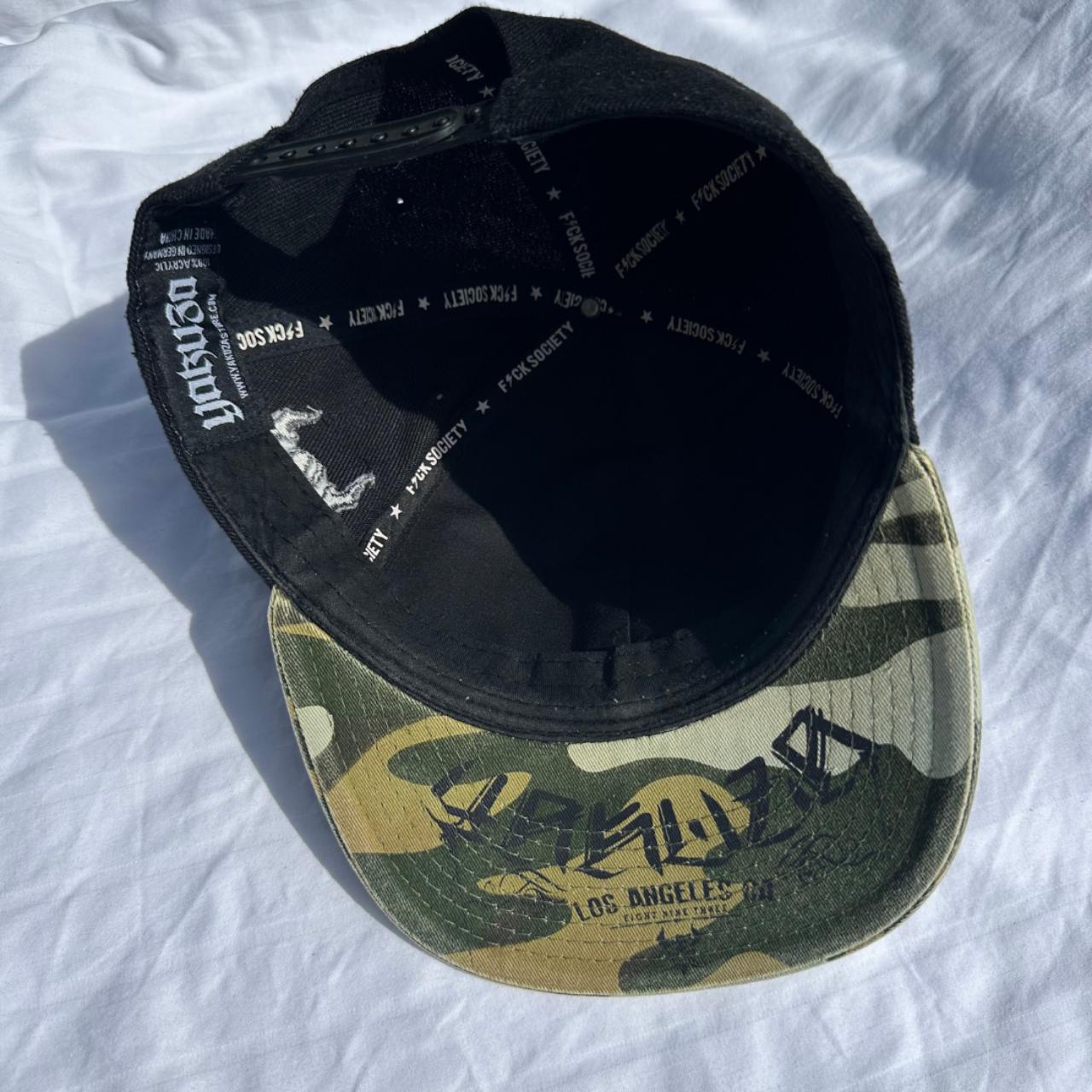 Men's Black & Army Camo Cap